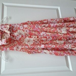 Y women's B-O-G Collective floral button front sleeveless dress size M